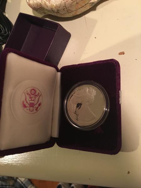1986s silver eagle coin
