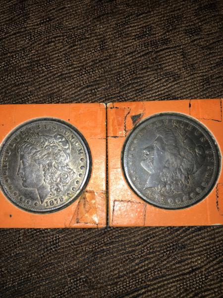 Hello, what I have are two coins I'm…