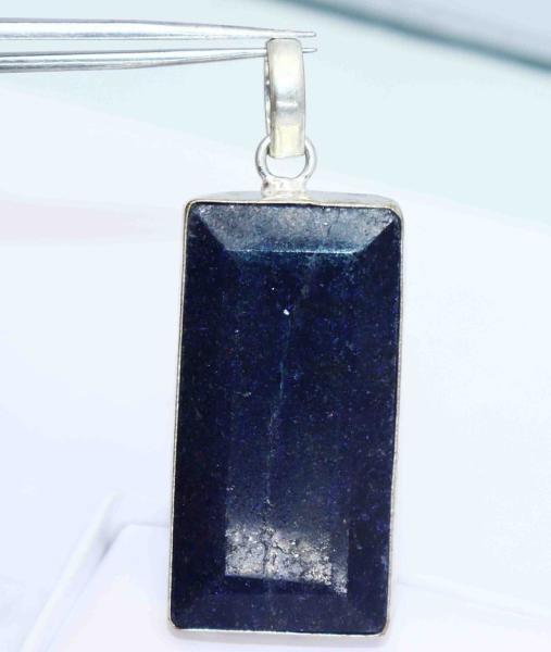 142.90 Ct Certified Blue Sapphire Pendant 925 Solid&hellip;