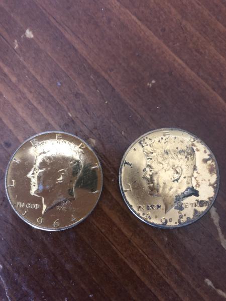 Gold 1964 half dollars