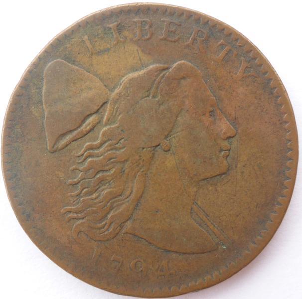 1794 cent, reverse similar wear but without the&hellip;