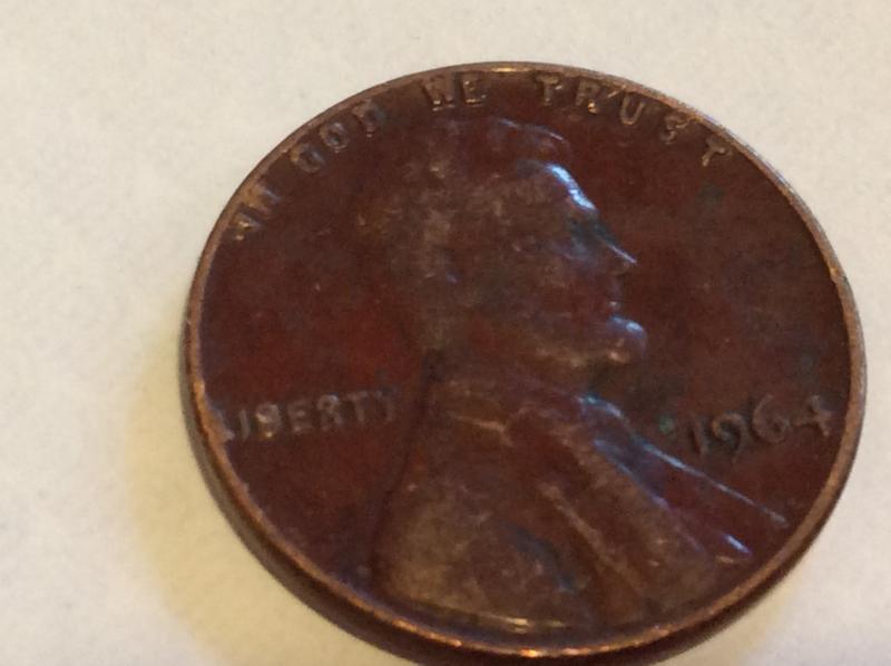 1964 Lincoln penny with errors. In word Liberty&hellip;