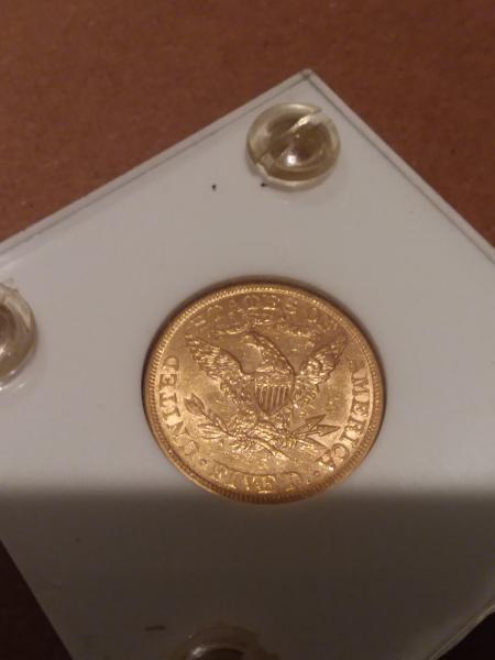 $5 Gold coin, 1900