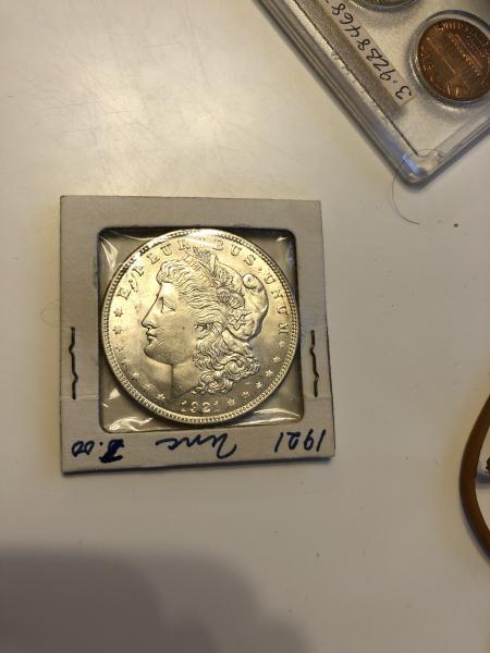 1921 silver dollar.