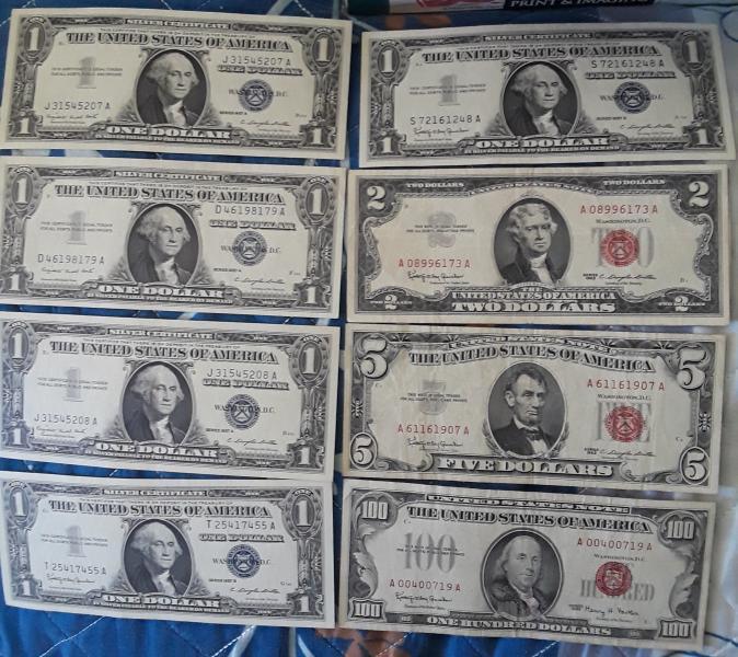 A few of the $1 silver certificates are&hellip;