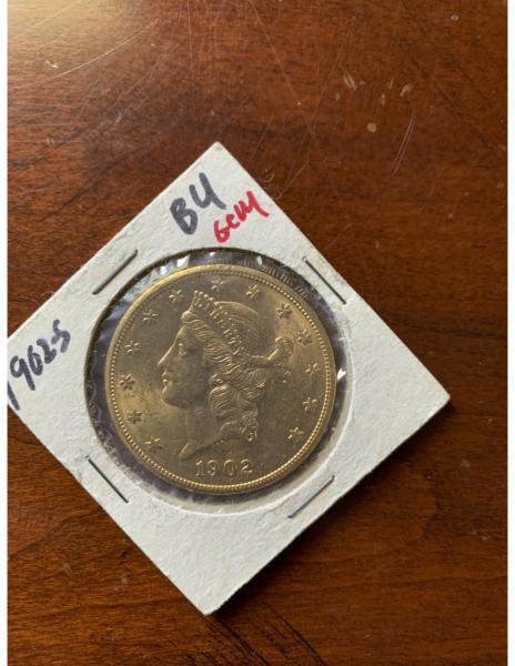 1902 S BU Gem $20 Double Eagle