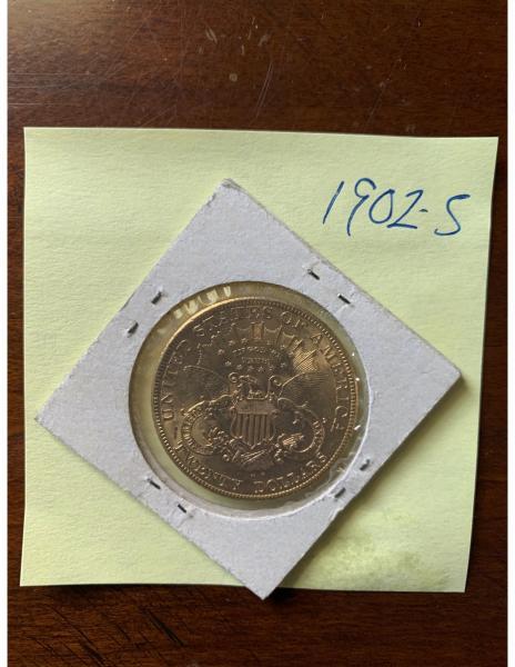 Back Photo 1902 S BU Gem $20 Double&hellip;