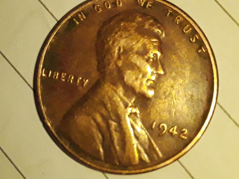 1942 no mint Lincoln wheat penny
