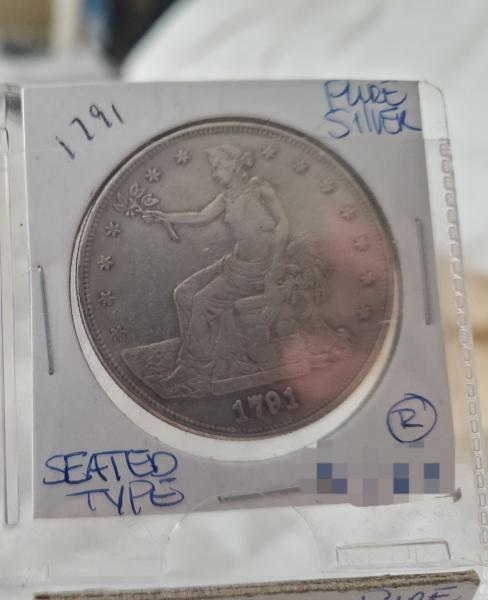 1791 silver dollar