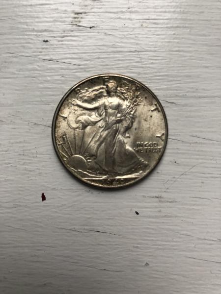 1940 Liberty walking silver half dollar