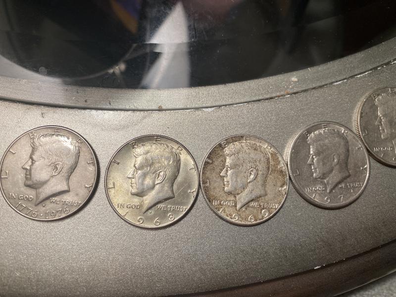 Hi I have (10) Kennedy Half Dollar coins.&hellip;