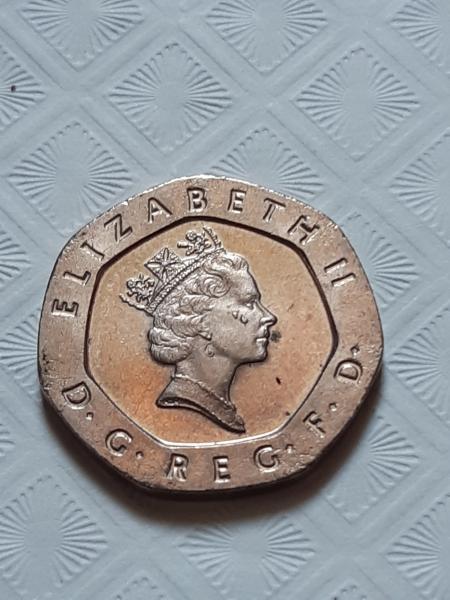 Hi, this 1997 20p looks a little odd...…