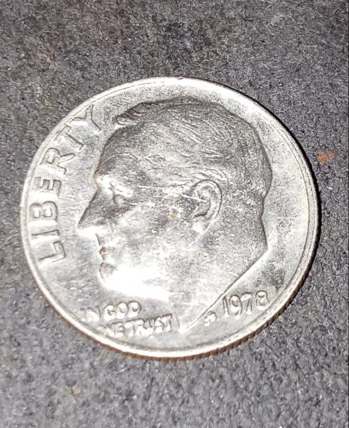 1978 dime no mint