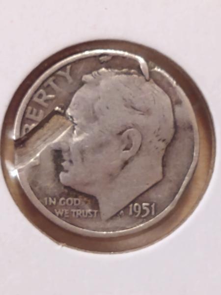 It's a 1951 - d Dime with what&hellip;