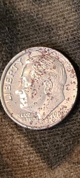 1999 silver liberty Roosevelt dime with what I&hellip;