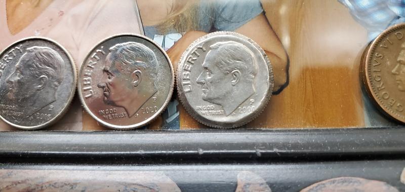 2000 P dime, appears to be an error&hellip;