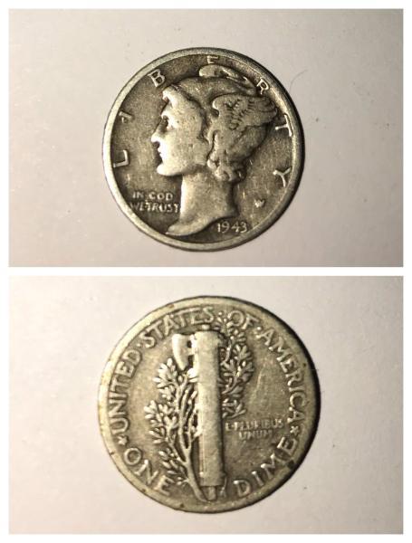 1943 dime with no D or S and&hellip;