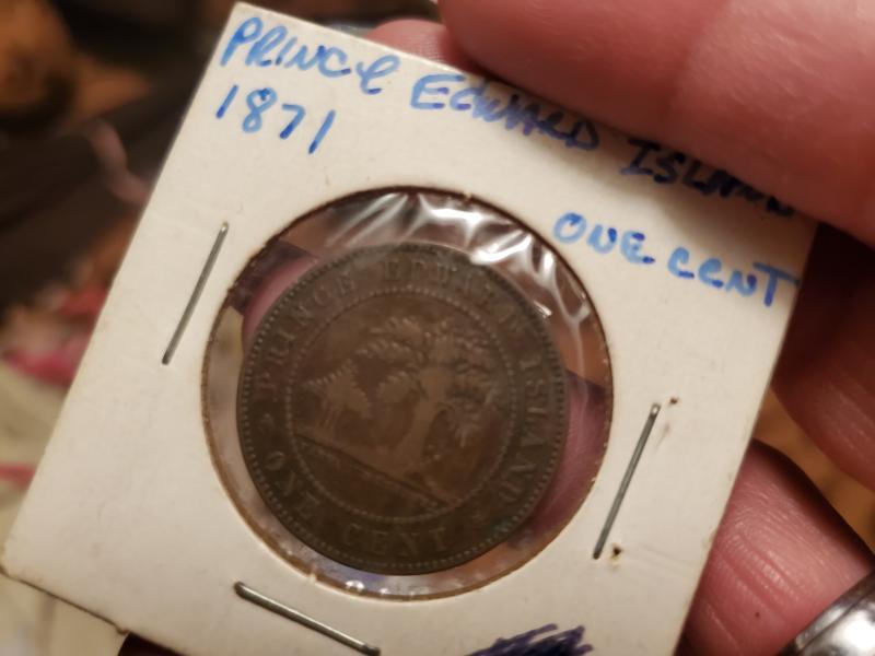 1871 prince Edward Island one cent
