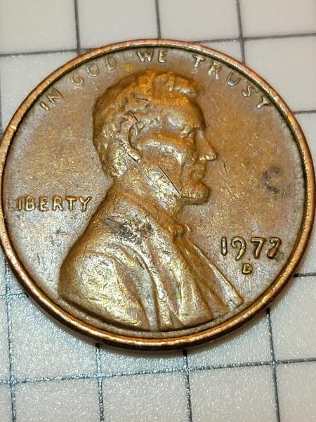 1972 mint error on date the No 2