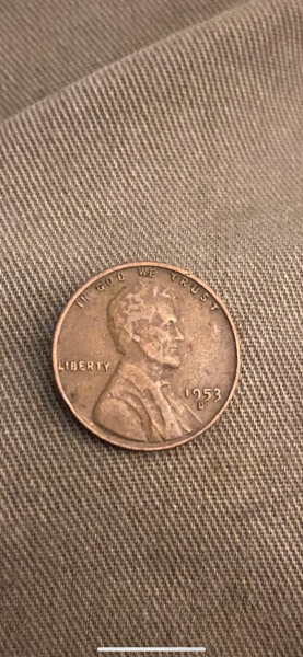 1953D wheat penny