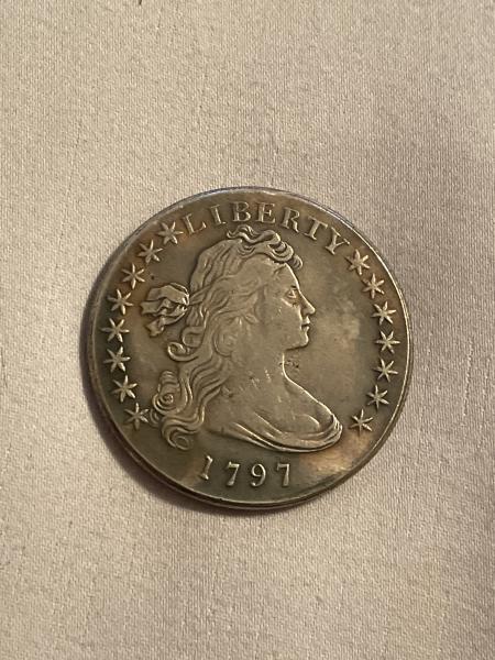 8x7 1797 Liberty coin