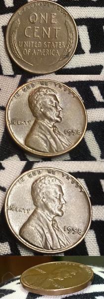 1958 wheat penny. Possible double die obverse?