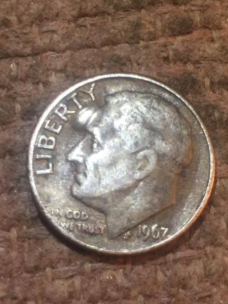 As you can see a 1967 dime just&hellip;