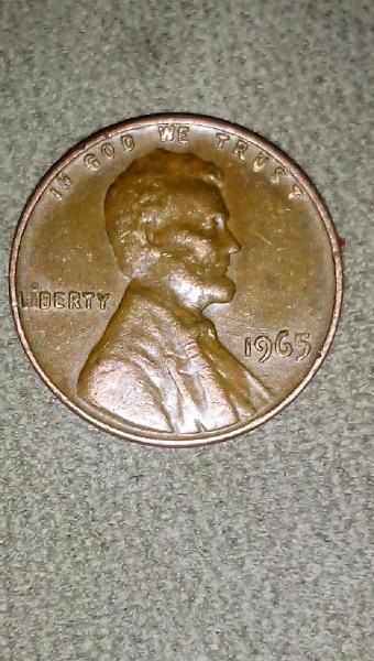 1965 no mint dd above the I in&hellip;