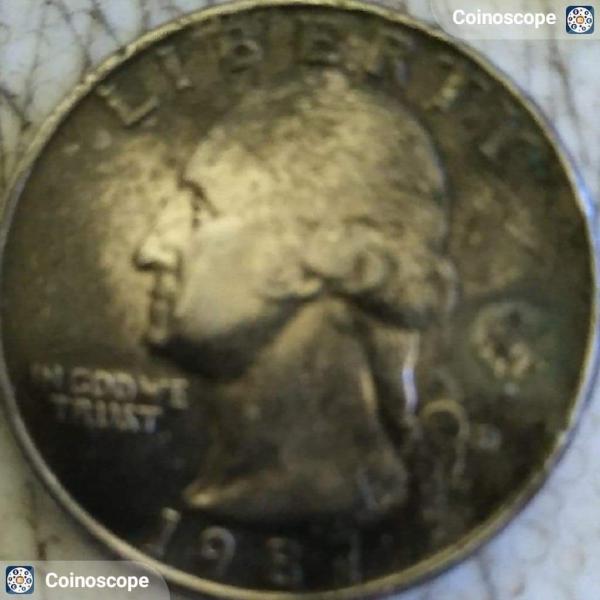 1987 D mint quarter looks like a Capitol&hellip;