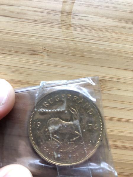 1974 1 ounce gold South Africa Krueggerrand