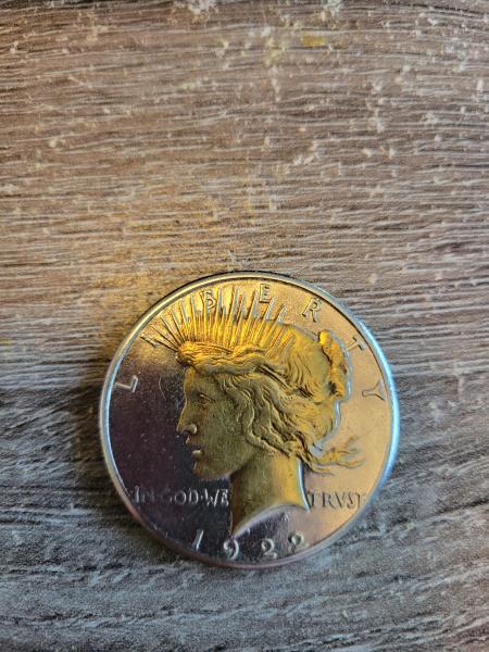1922 peace dollar