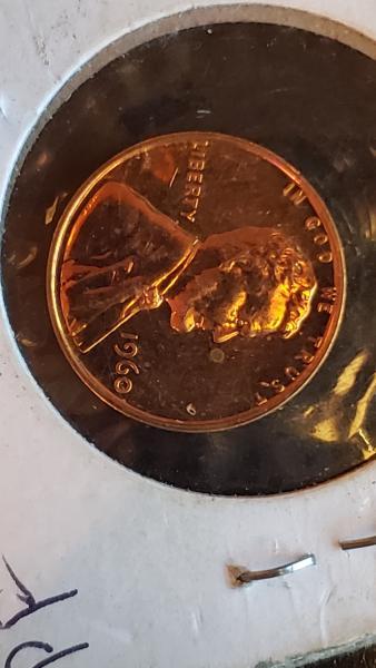 1960 proof penny small date no mint mark