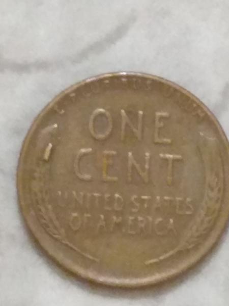 1953 wheat penny with the die crack error