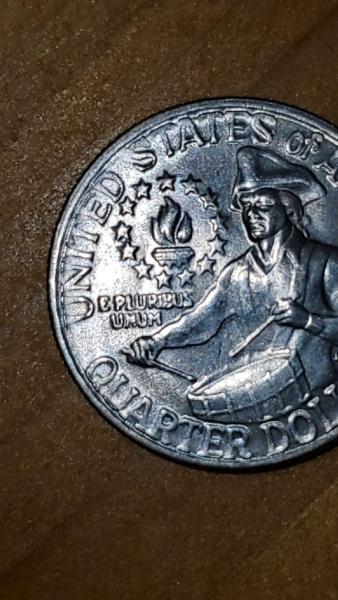 1976 Bicentennial Quarter "no mint mark" Obverse Liberty&hellip;