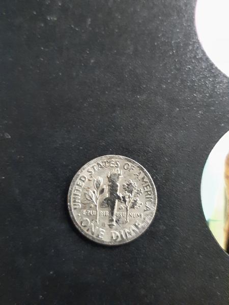 2003 p dime with errors front and back...