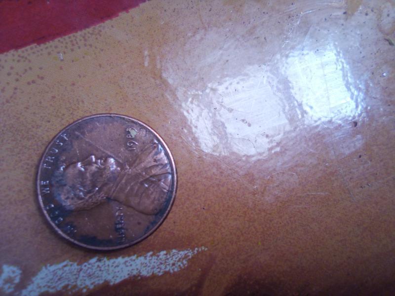 1) 1983 Lincoln cent with spear through the&hellip;