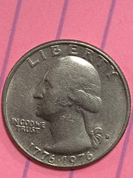 A drummer boy quarter with error marking on&hellip;