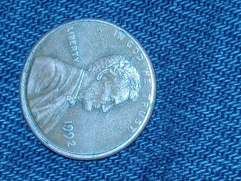 1992 close AM Lincoln penny DDO,DDR