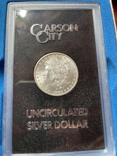Carson City uncirculated silver dollar 1880. This is&hellip;