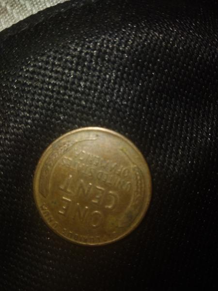 Wheat penny missing obverse and weighs 1.61 grams