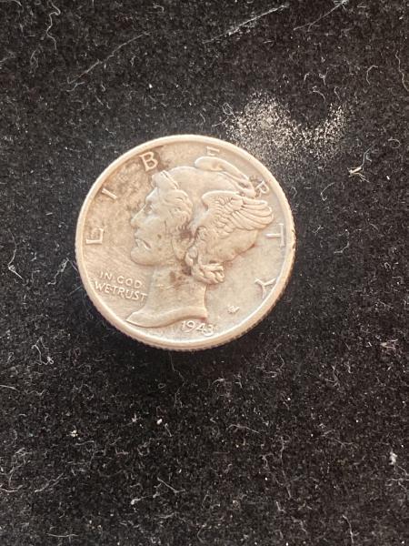 1943 D Mercury Dime
