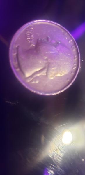 1971 quarter red rimmed On front the letters&hellip;