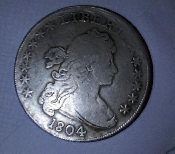 1804 draped busts silver dollar