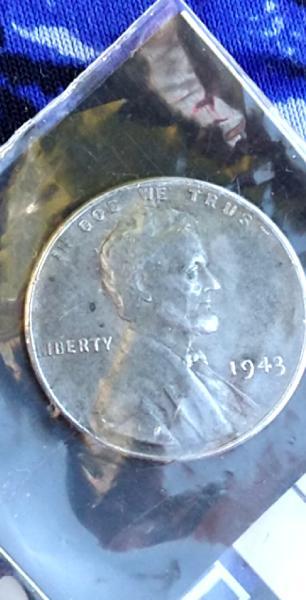 1943 wheat Steele back penny