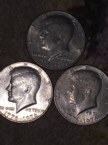 I have three 1976 John f Kennedy silver&hellip;
