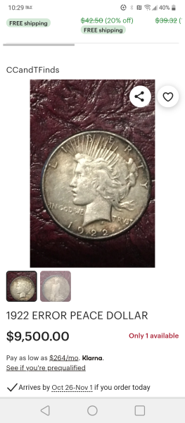 Old dollar coins