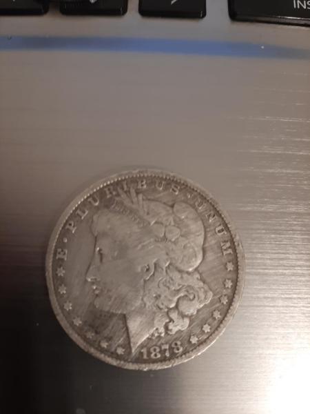 1878 silver dollar coin
