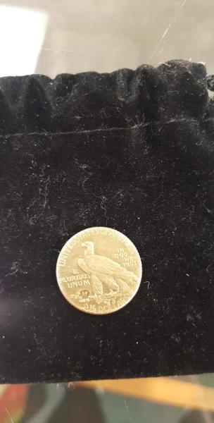 1928 real gold $2.50 Indian head coin. Not&hellip;