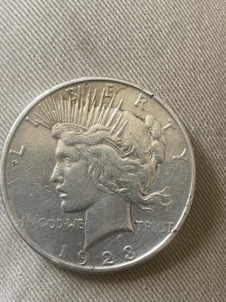 1923 D Peace Silver Dollar