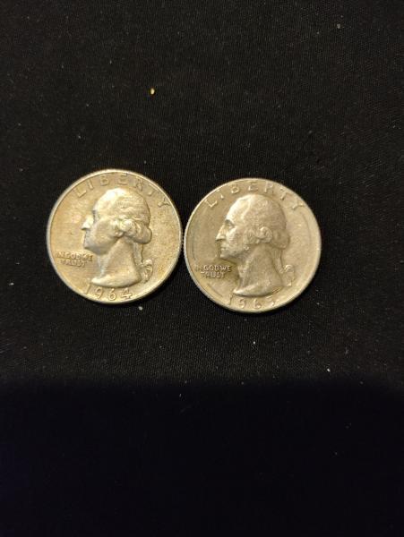 The one on left is 1964 no mint&hellip;